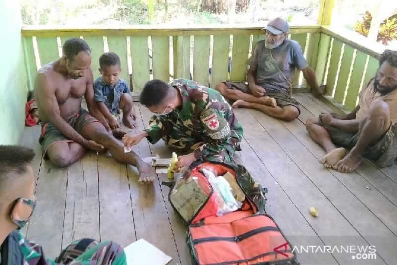 Tidak Hanya Menumpas KKB, Satgas TNI Juga Jago Lakukan Ini untuk Warga di Perbatasan RI-PNG
