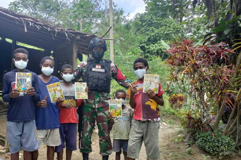 Tidak Memburu KKB, Satgas TNI Justru Lakukan Perbuatan Mulia Ini di Perbatasan RI-PNG