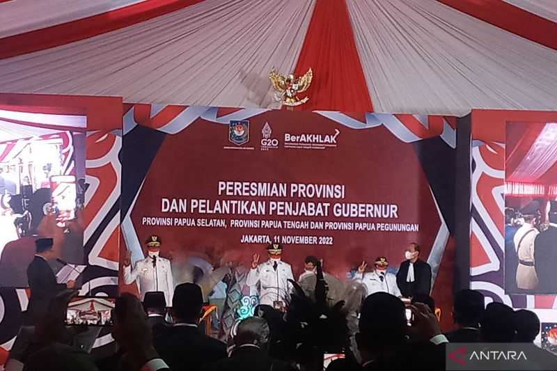 Tiga Penjabat Gubernur DOB Papua Resmi Dilantik