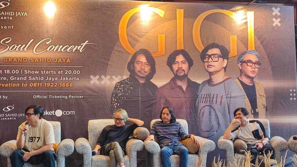 Tiket Konser Gigi 17 Maret 2023 yang Akan Digelar Danurwenda Karya Utama dan Grand Sahid Jaya