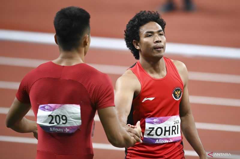 Tim Indonesia Melaju ke Final Lari Estafet 4x100 Meter Putra