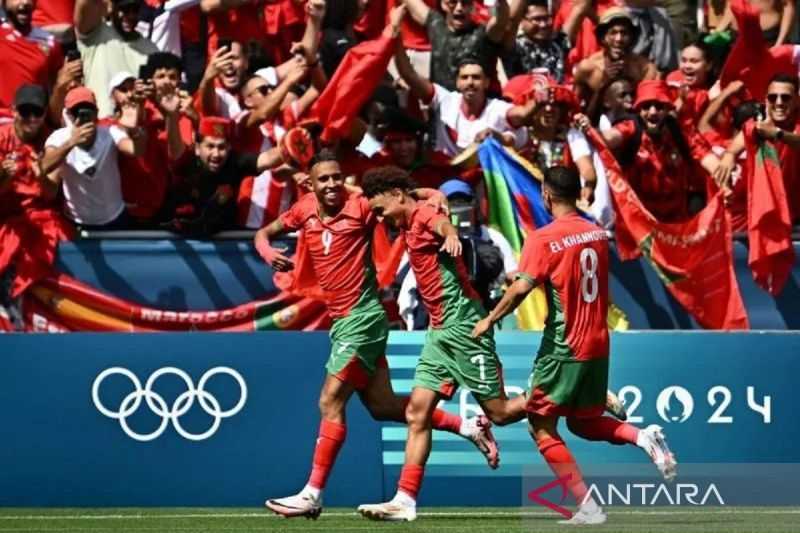 Tim Maroko Raih Medali Perunggu Olimpiade Sepak Bola Putra Usai Libas Mesir 6-0