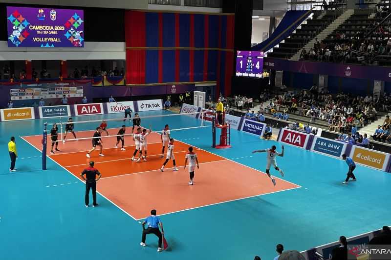 Tim Pola Voli Putra Indonesia Libas Singapura Tiga Set Langsung