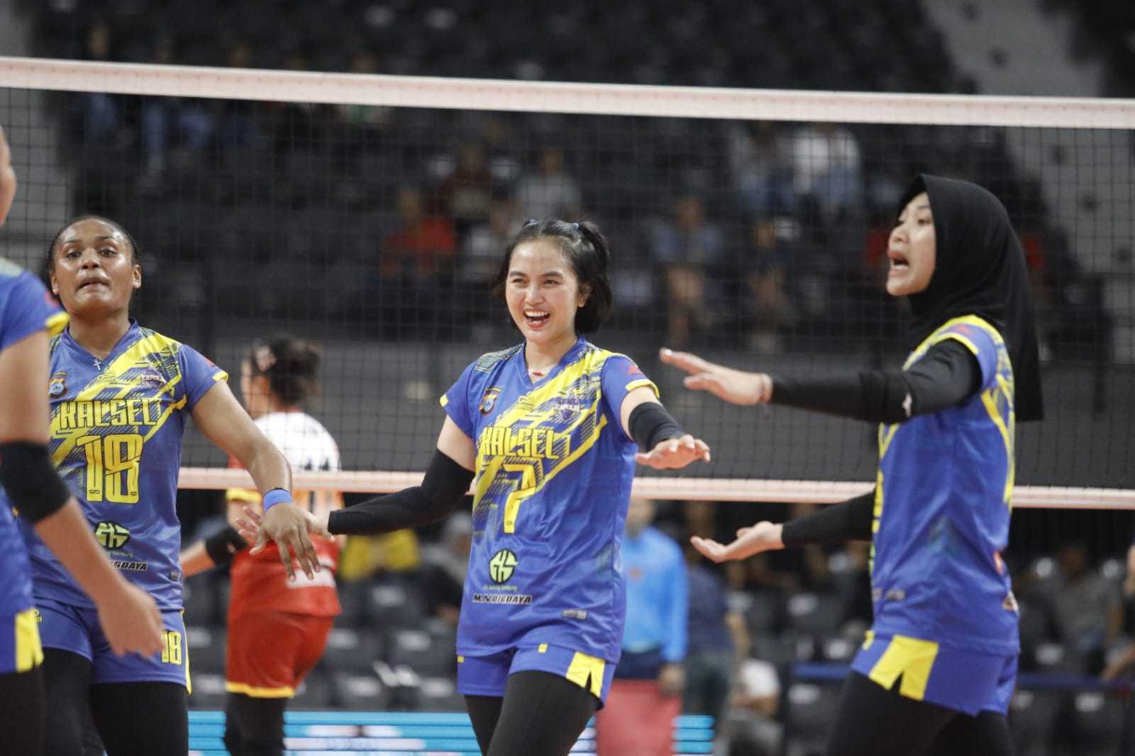 Tim Putri Kalsel, Kalbar, Jatim, dan Sulteng Lolos ke Semifinal