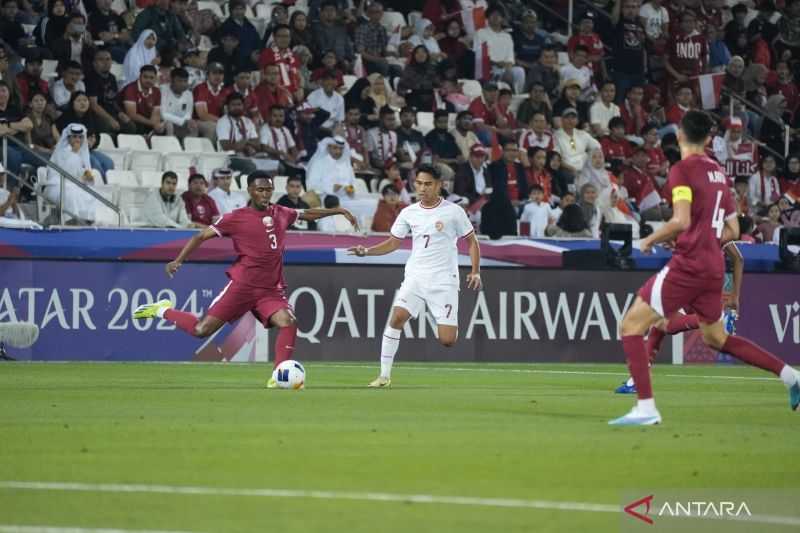 Timnas Indonesia Takluk 0-2 dari Qatar Pada Laga Pembukaan Piala Asia U-23