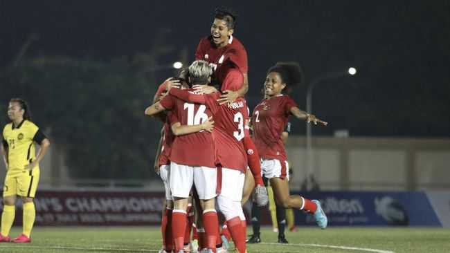 Timnas Sepak Bola Putri Kalahkan Arab 1-0