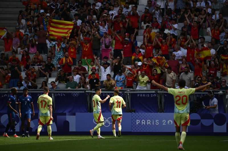 Timnas Sepakbola Spanyol Pastikan Tempat Perempat Final Olimpiade Paris 2024