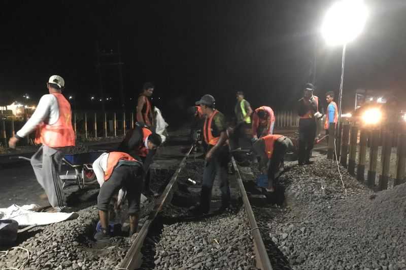 Tingkatkan Keselamatan Kereta Api, Perbaikan Geometri di Wilayah Blitar Dilakukan Daop 7 Madiun