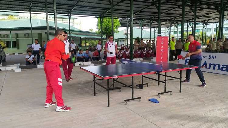 Tingkatkan Sinergi, Zona Bakamla Tengah Ikut Olahraga Bersama