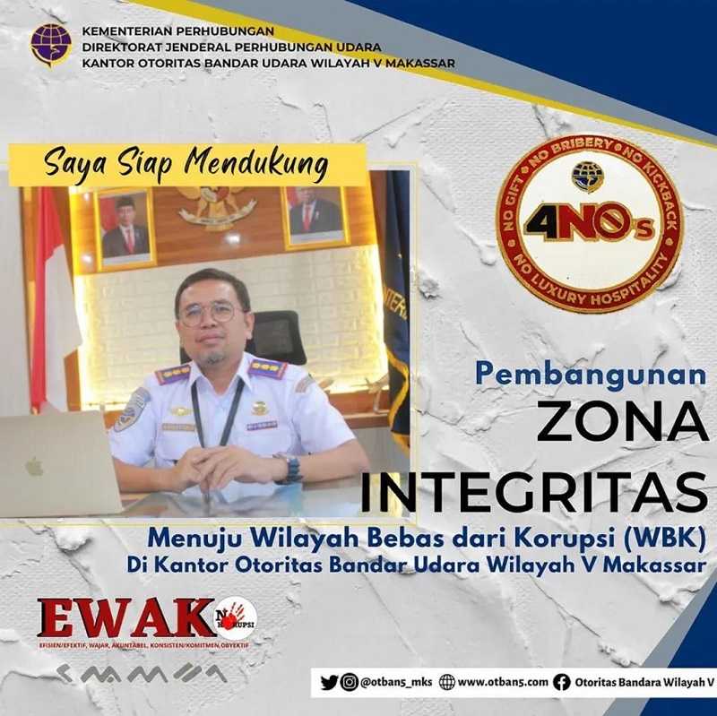 Tingkatkan Zona Intregritas, OBU Wilayah V Makassar Targetkan Raih WBK