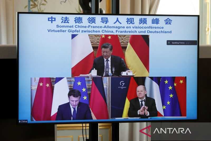 Tiongkok, Prancis, Jerman Dorong Dialog Eropa-Rusia soal Krisis Ukraina