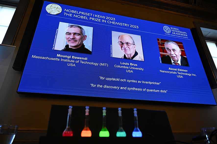 Titik Kuantum Antarkan Para  Penemunya Raih Nobel