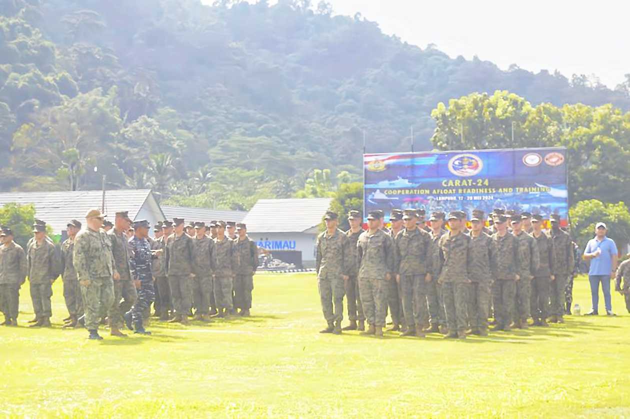 TNI AL Laksanakan Latma CARAT di Lampung Bersama US Navy dan USMC