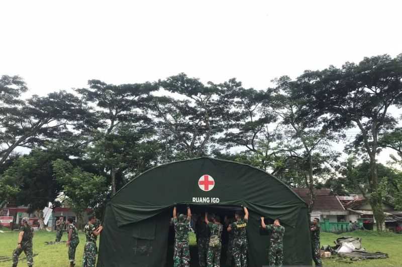 TNI AL Perkuat Satgas Peduli Cianjur dengan RS Lapangan Canggih