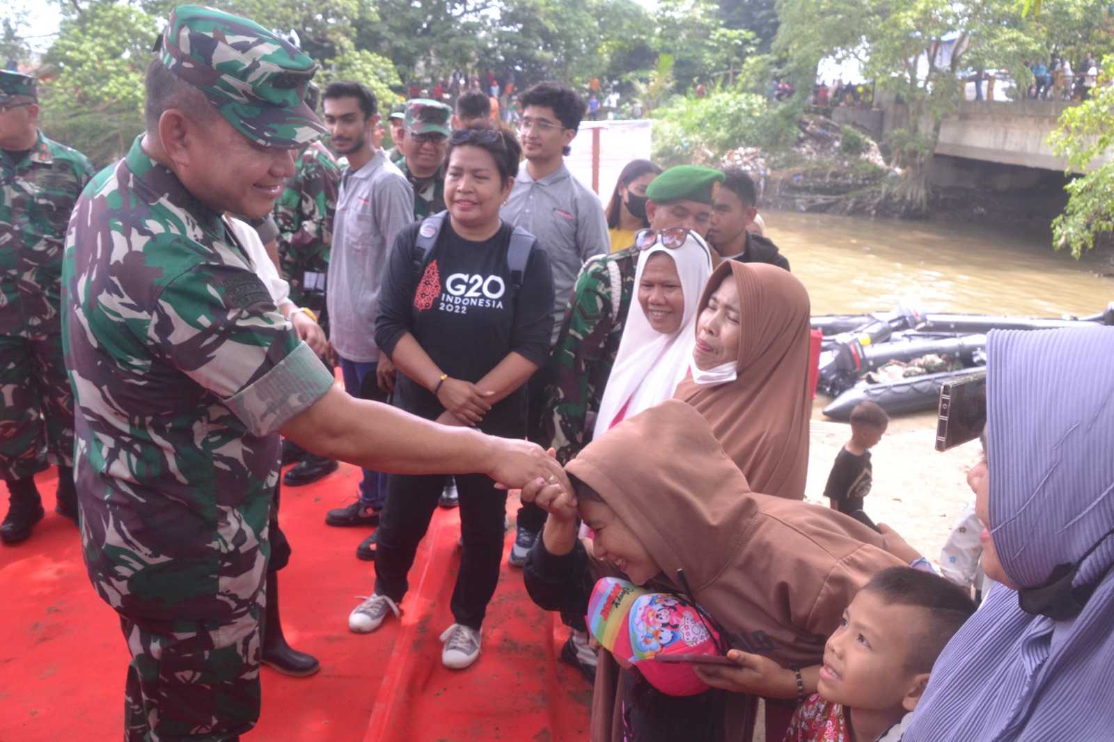 TNI Canangkan Gerakan Revitalisasi Sungai Deli Medan