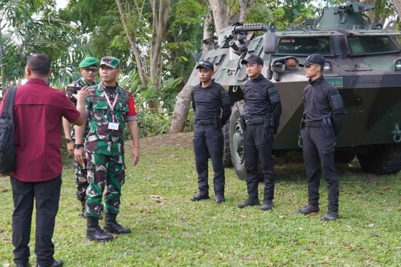 TNI Terjunkan Kendaraan Tempur dan Rantis untuk Jaga Objek Vital KTT IAF di Bali