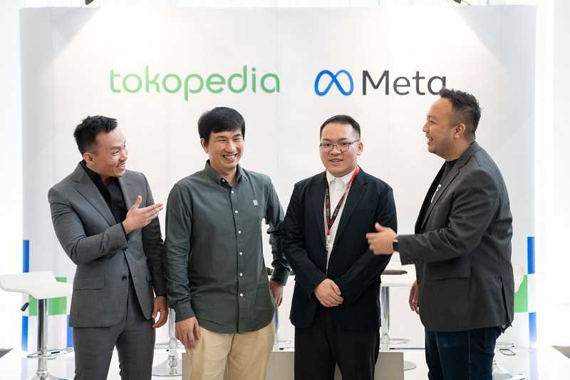 Tokopedia dan Meta Berkolaborasi Bantu Konversi Penjualan Pelaku Usaha