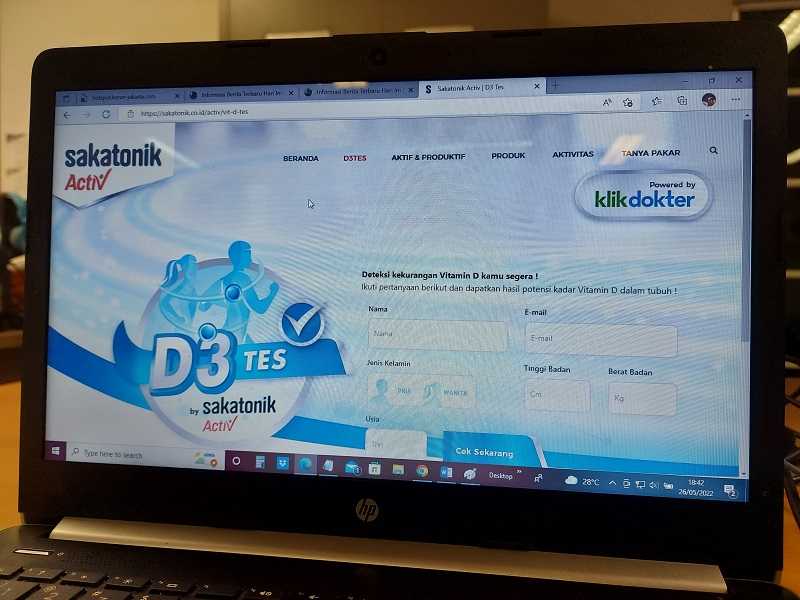 Tool Berbasis Web untuk Deteksi Kekurangan Vitamin D