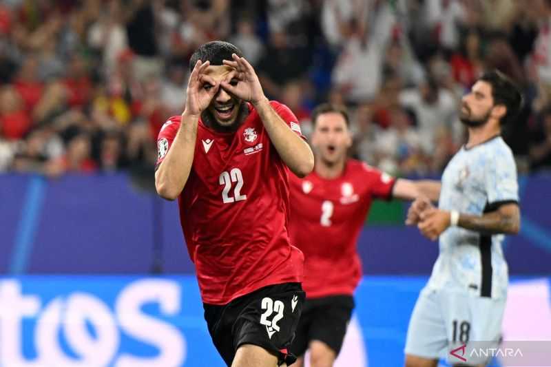 Top Skor Euro 2024: Striker Georgia Mikautadze Memimpin dengan Tiga Gol