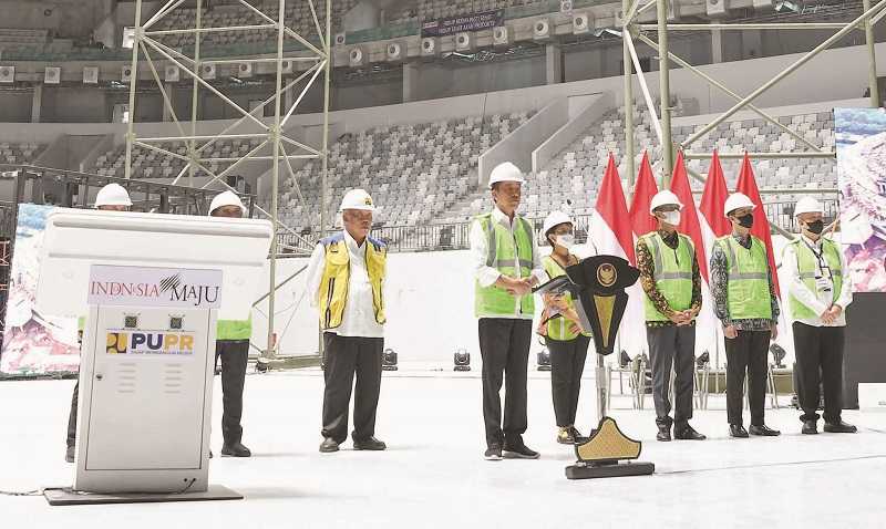 “TOPPING OFF' INDOOR MULTIFUNCTION STADIUM GBK