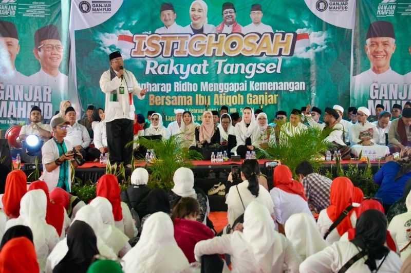 TPD Banten Gelar Istigasah Bareng Istri Capres Ganjar, Siti Atikoh