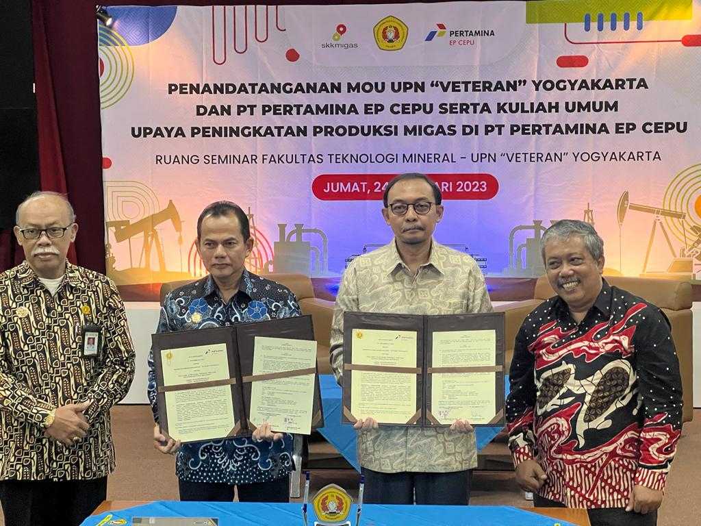 Tranformasi Bisnis Migas Demi Target 1 Juta Barel Per Hari, Pertamina EP Cepu Jalin Kerjasama dengan UPN Veteran Yogyakarta