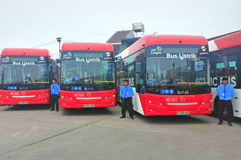 TransJakarta Operasikan 22 Bus Listrik Baru di Dua Rute