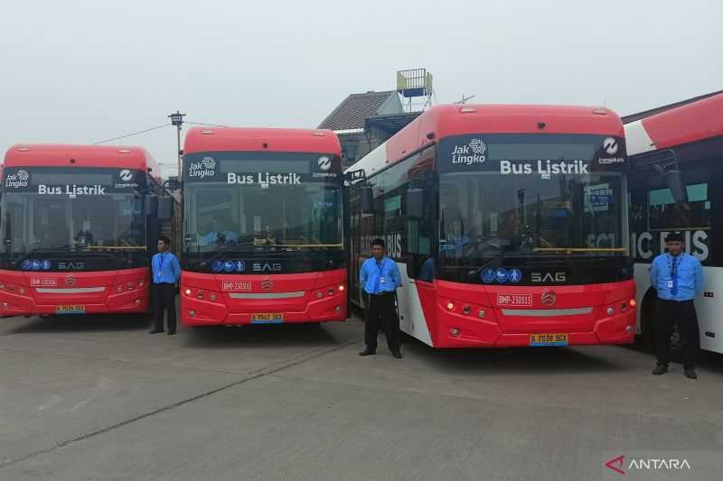 Transjakarta Tambah 22 Bus Listrik Baru