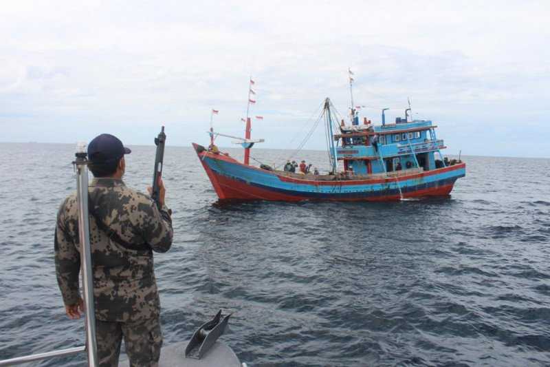 Triwulan I-2021, KKP Tangkap 53 Kapal Pencuri Ikan