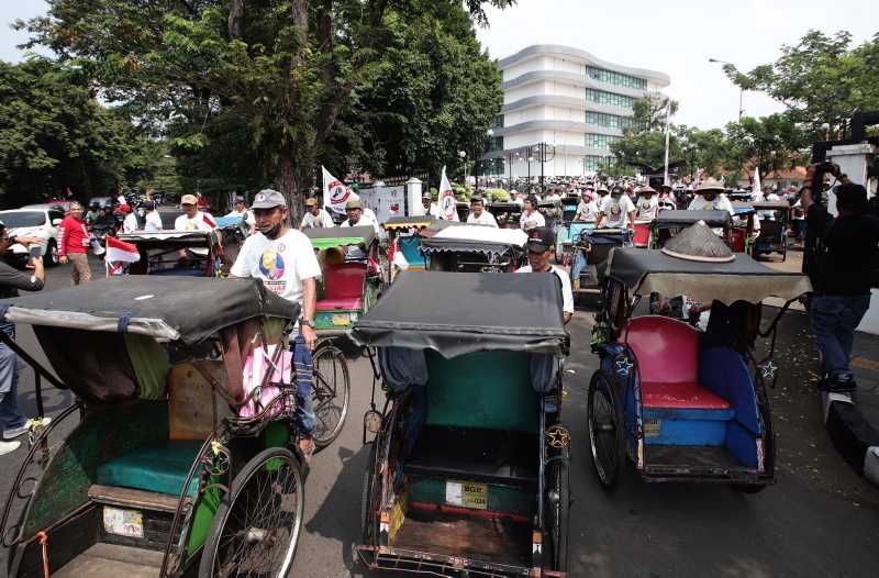 Tukang Becak Dukung Ganjar 2