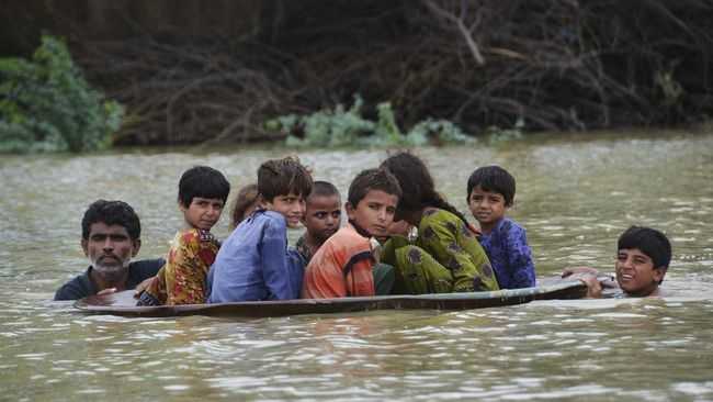 Turut Berduka, Banjir Besar Pakistan Tewaskan Ribuan Jiwa! Sekjen PBB Ajak Seluruh Negara Berikan Pertolongan