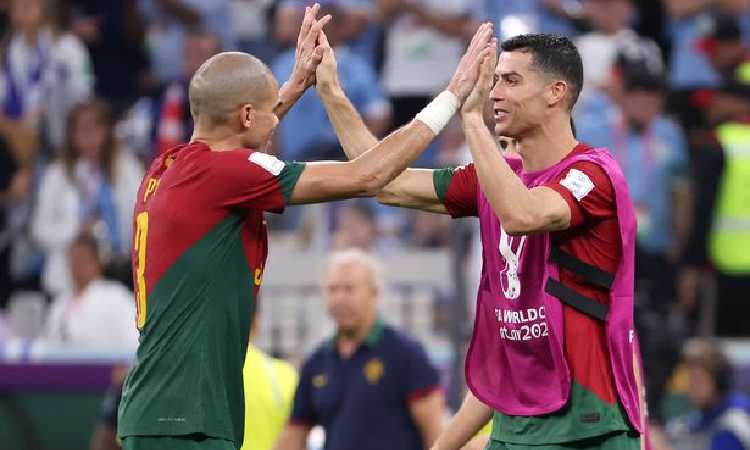 Ucapan Pepe ke Ronaldo Usai Portugal Gugur di Piala Dunia 2022 