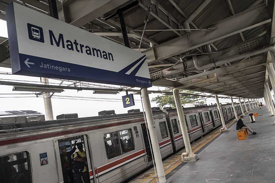 Uji Coba Pengoperasian Stasiun Matraman