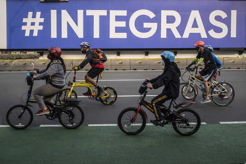 Uji Coba Sepeda sebagai Alat Transportasi Selama Sepekan