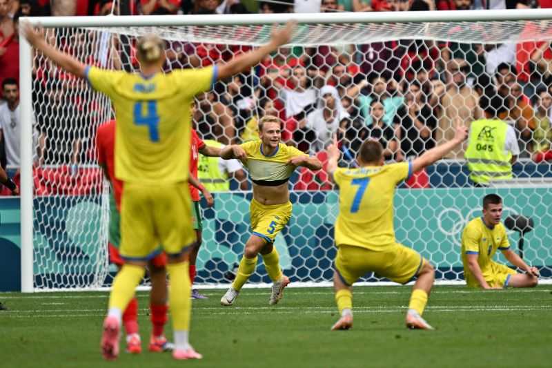 Ukraina Secara Dramatik Petik Kemenangan 2-1 Atas Maroko