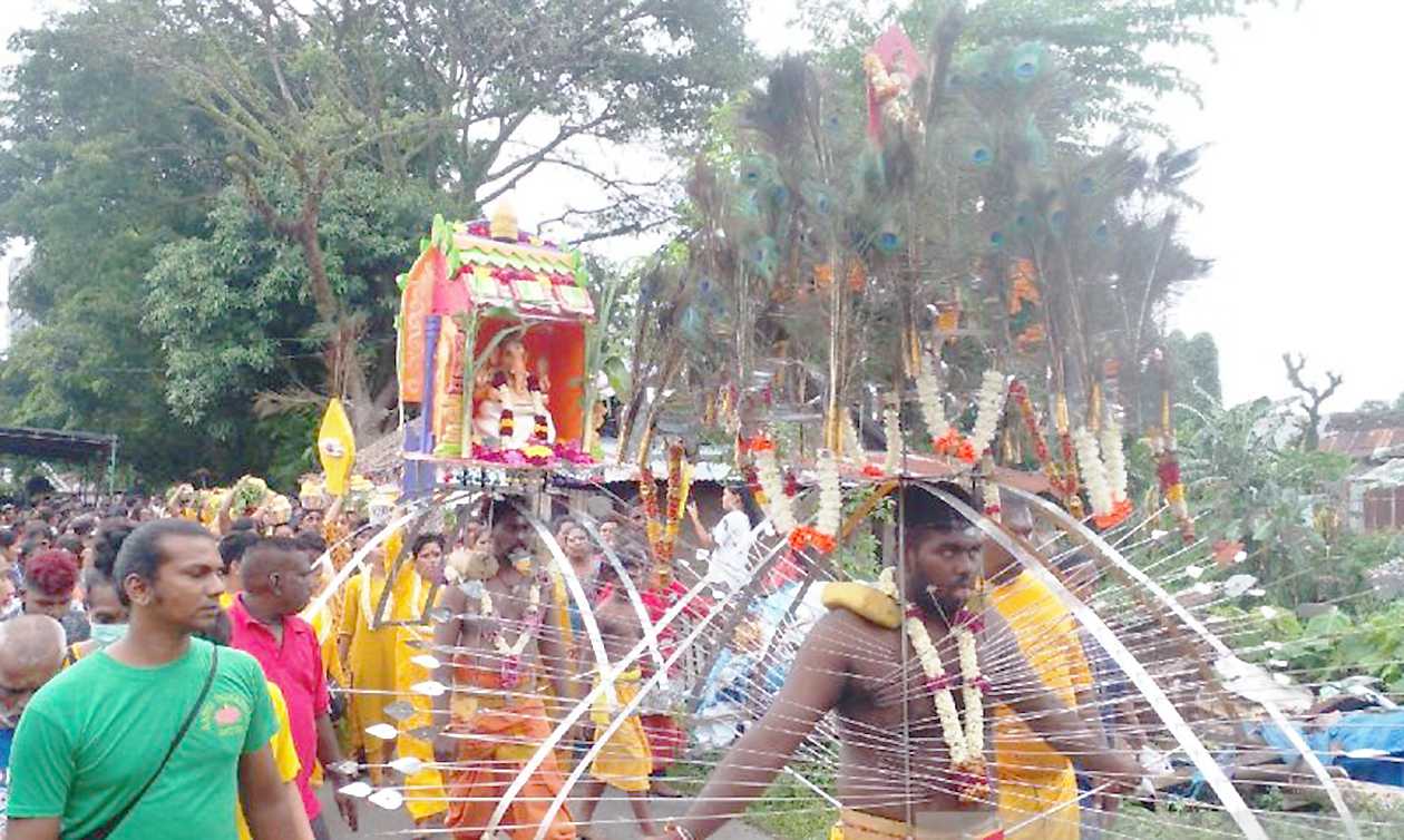 Umat Hindu di Medan Adakan Perayaan Adhi Thiruvilla