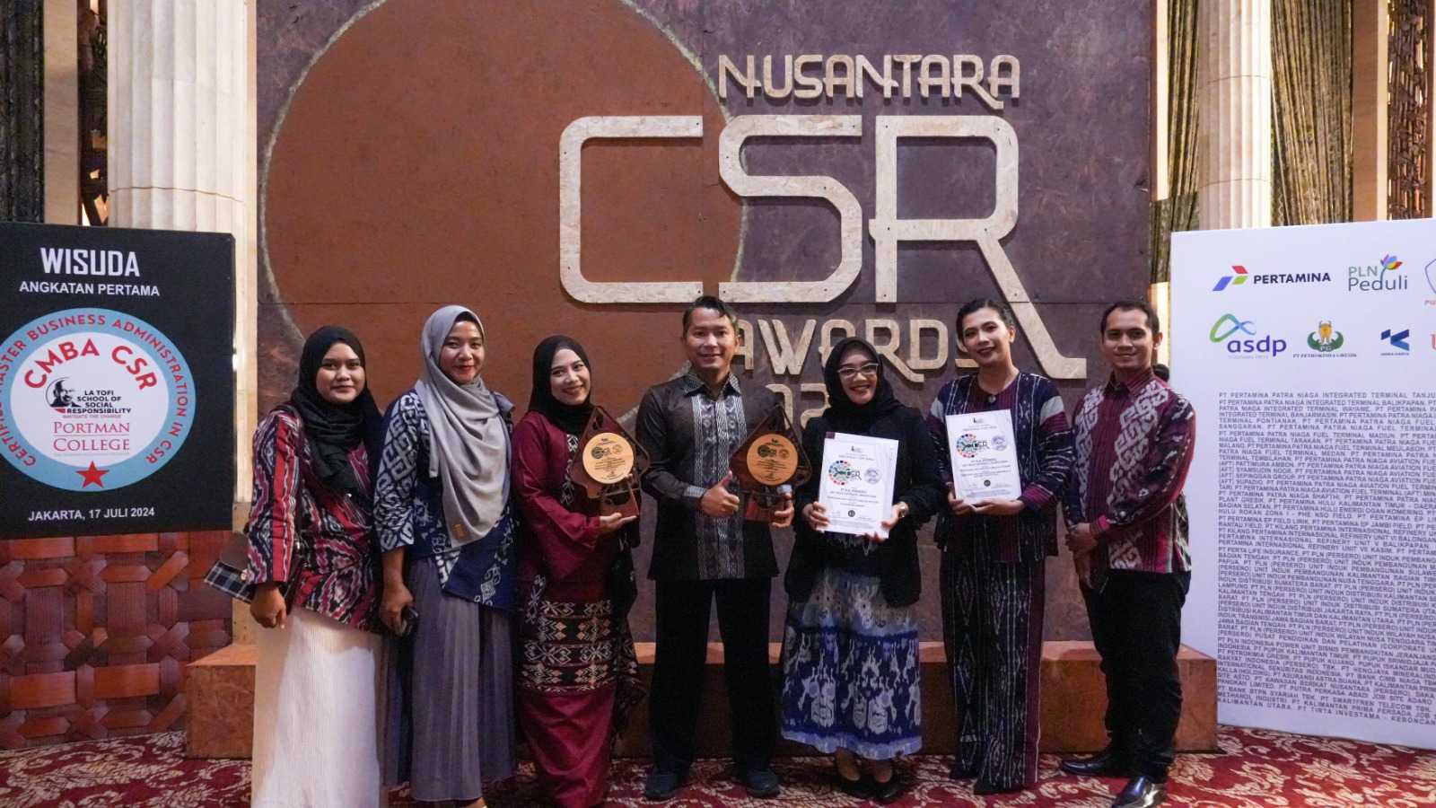 UMKM Bangkit, PLN UID Jakarta Raya Sabet Dua Platinum di Nusantara CSR Awards 2024