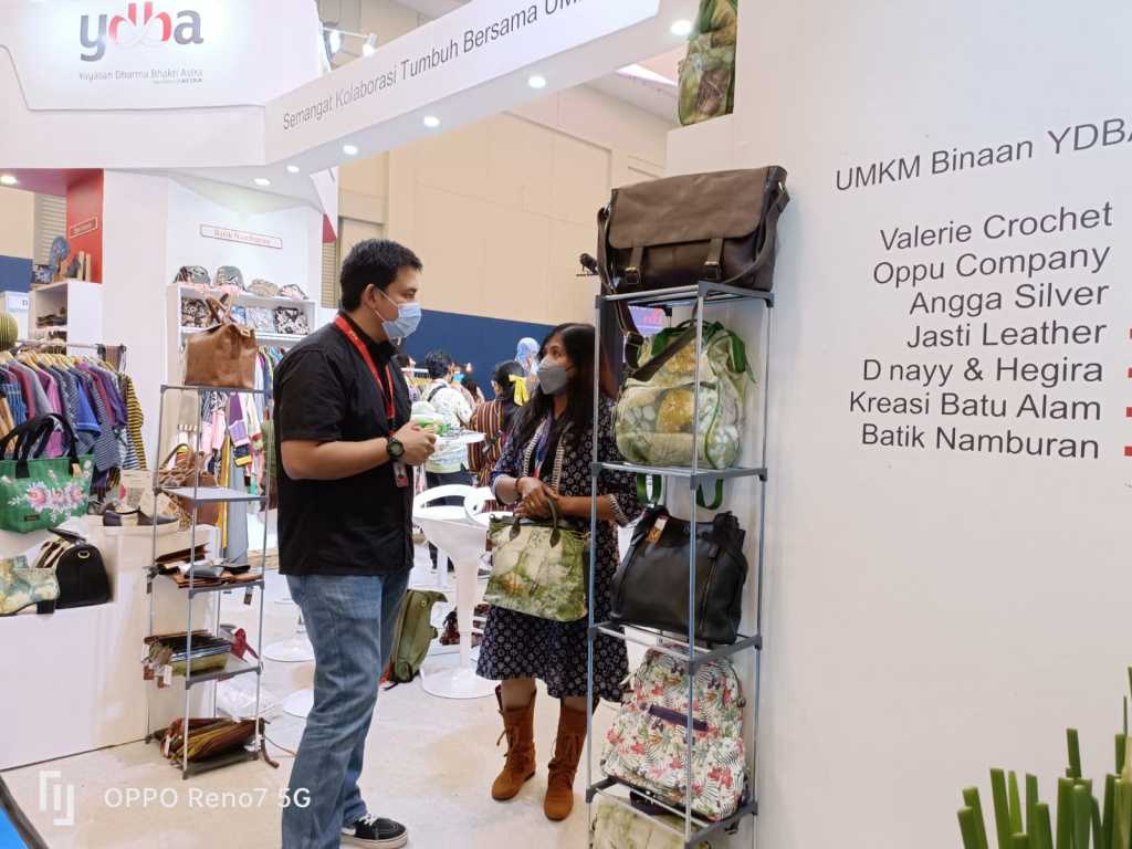 UMKM binaan YDBA hadir dalam Pameran Trade Expo Indonesia (TEI) 2022 1