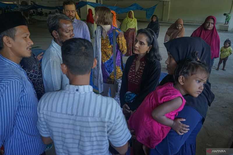 UNHCR Harap Pemda Upayakan Penampungan yang Layak bagi Pengungsi Rohingya di Aceh