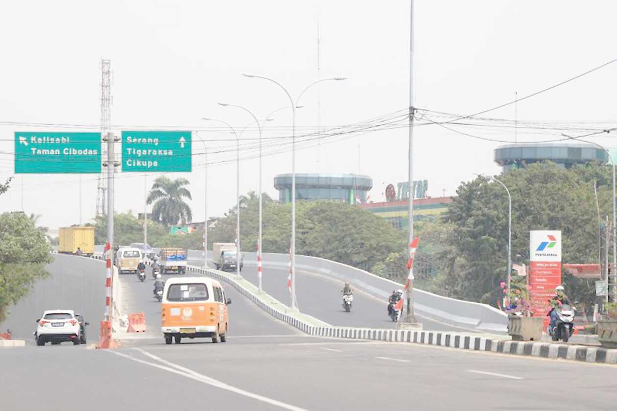 Usai Direnovasi, Pemkot Tangerang Uji Coba Jalan Layang Taman Cibodas