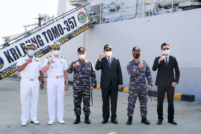 Usai Latihan Bersama di Pakistan, KRI Bung Tomo-357 Singgah di Colombo