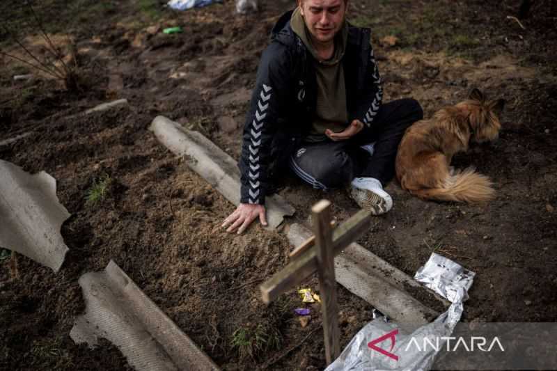 Usai Serangan Rusia, Mengerikan Pembunuhan Sadis di Bucha Ukraina: Kaki Diikat dan Kepala Ditembak