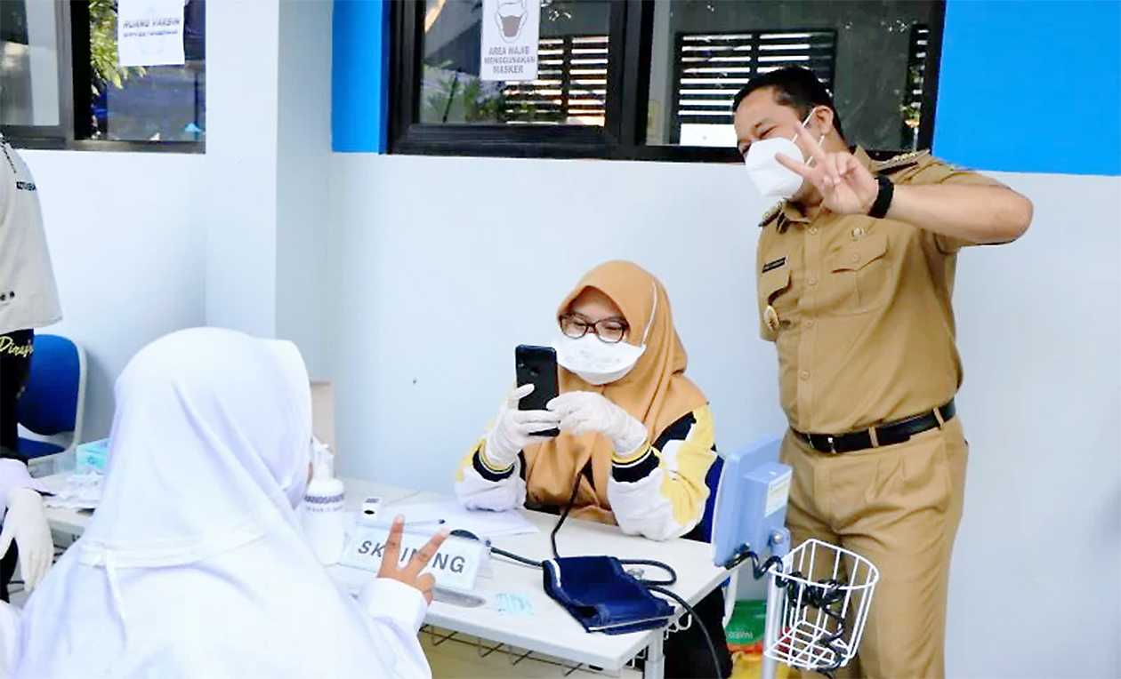 Vaksinasi Dosis Kedua di Kota Tangerang Capai 70,2 Persen
