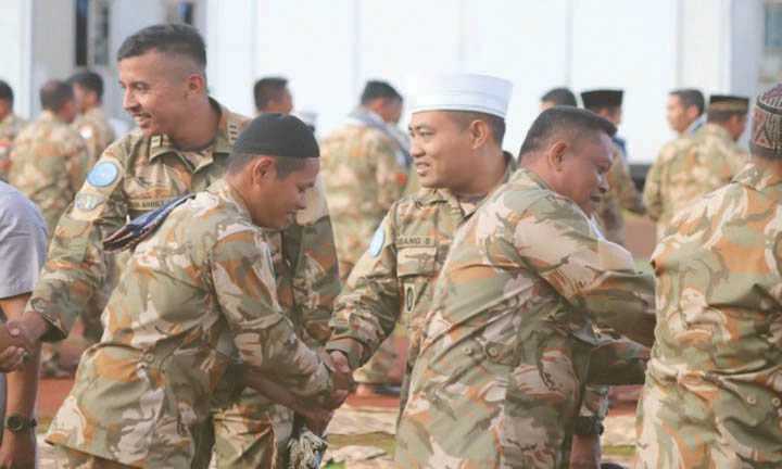 “Video Call Jadi Andalan Prajurit TNI di Kongo Bersilaturahmi