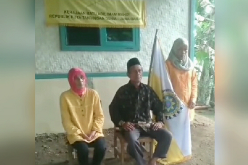 Viral! Video Ratu Adil dan Imam Mahdi dari Karawang, Aparat Datangi Lokasi