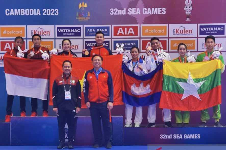 Vovinam Indonesia Tambah Lima Medali di SEA Games 2023