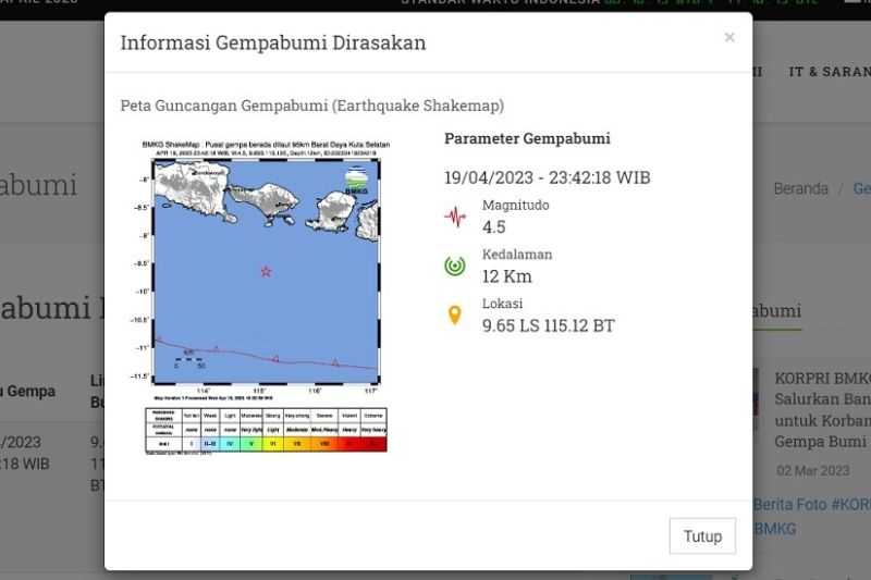 Waduh, Gempa Guncang Kuta Selatan di Bali