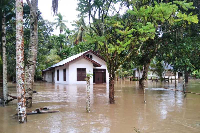 Waduh Semoga Tak Ada Korban Jiwa, Banjir Melanda Empat Wilayah Kecamatan di Aceh Jaya
