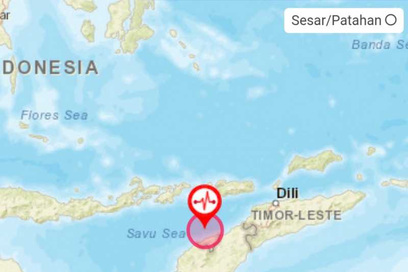 Waduh Semoga Tidak Ada Korban Jiwa, BMKG Sebut Gempa Magnitudo 5,4 di Timor Tengah Utara NTT