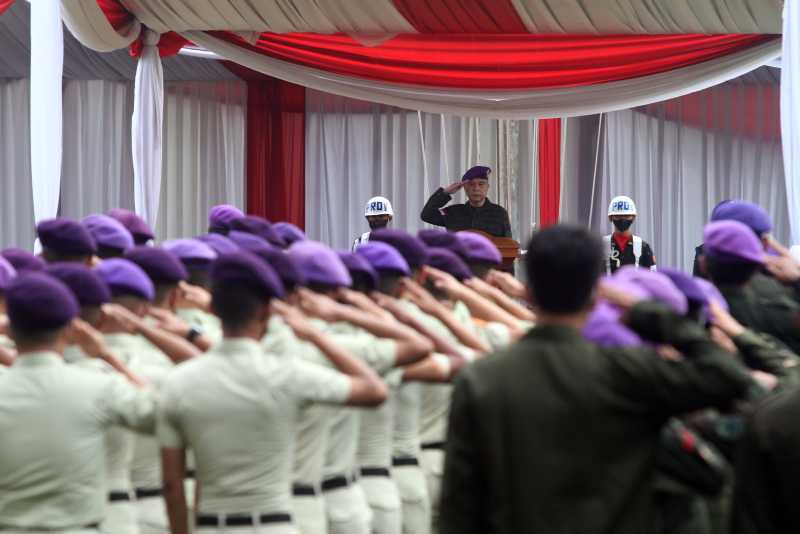 Wakil Ketua DPR Sufmi Dasco Ahmad Pimpin Upacara HUT ke-60 Resimen Mahasiswa 2